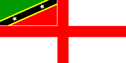 Saint Kitts and Nevis - Naval Ensign