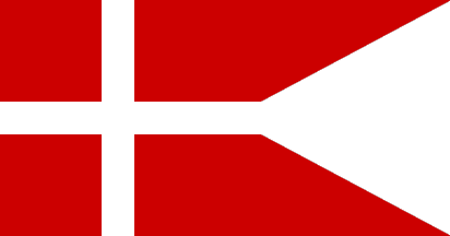 Denmark - Naval Ensign and Jack